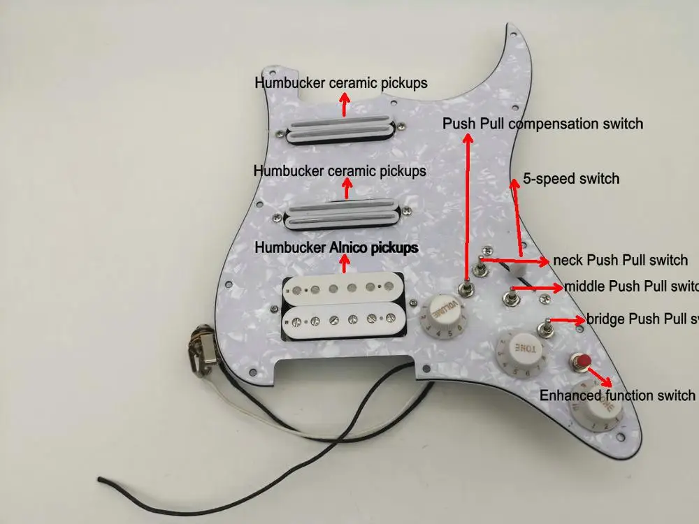 Наконечники для гитары Strat наконечники грузила хамбакера многофункциональная