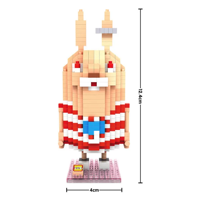 LOZ Кролик Мультфильм Фигурку Мини Строительные Блоки 3D Кирпичи Модель