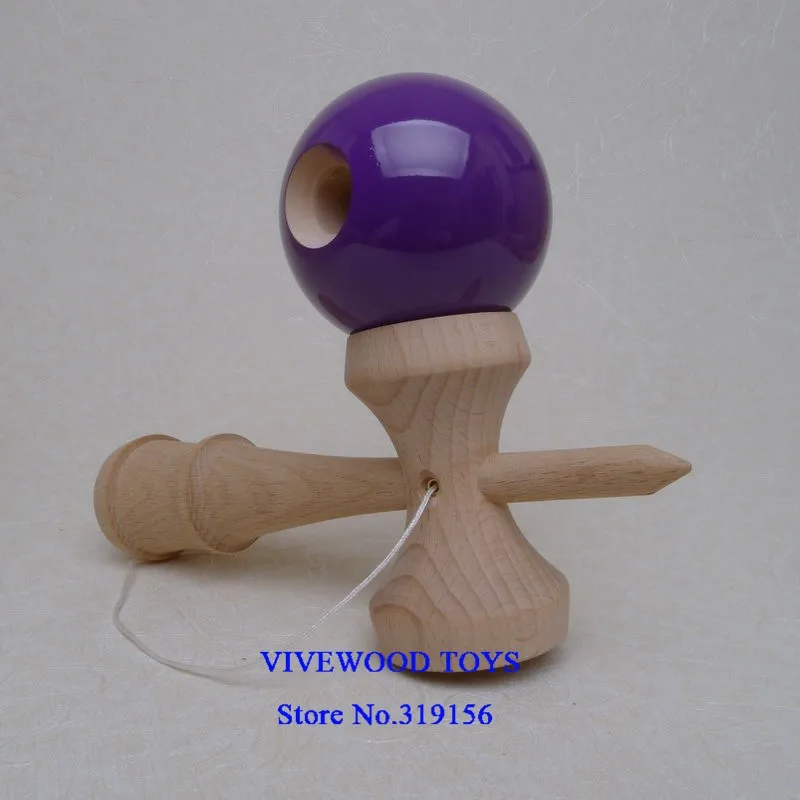 Глянцевая Kendama с полиуретановым покрытием краски, традиционный Kendama, стандартный 18 см, 10 цветов на выбор, Классический PU Kendama, дешевле Kendama