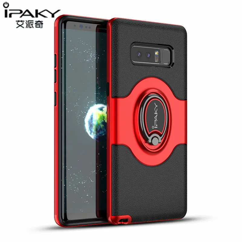 iPaky For Samsung Galaxy Note 8 Case Cover Soft Silicone + PC Stand Note8 N950F Armor Protective Shield |