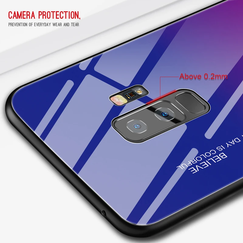 Чехол для телефона Samsung S9 амортизирующая воздушная подушка с защитой от царапин