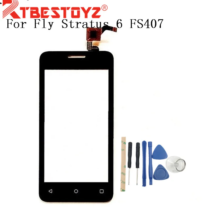 RTBESTOYZ 4 0 &quotсенсорный экран Экран Сенсор стекло для Fly Stratus 6 FS407 сенсорный FS 407
