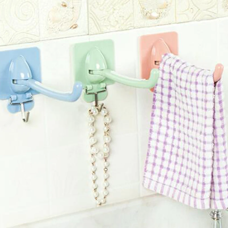 3 цвета алюминиевый креативный многофункциональный крючок для хранения одежды и