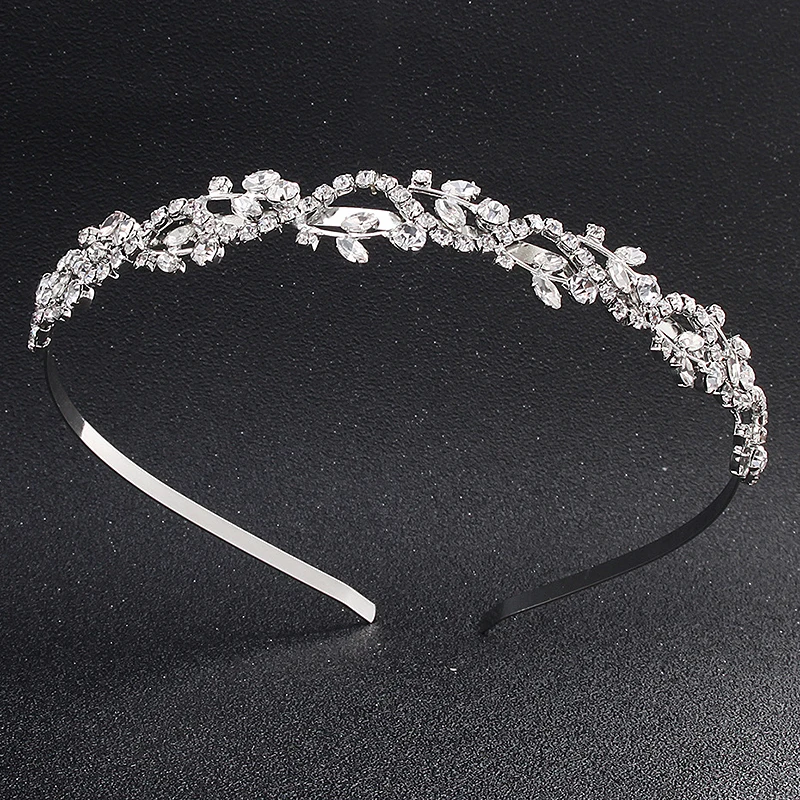 Женский головной убор с цветами и жемчугом для невесты кристаллами|Украшения