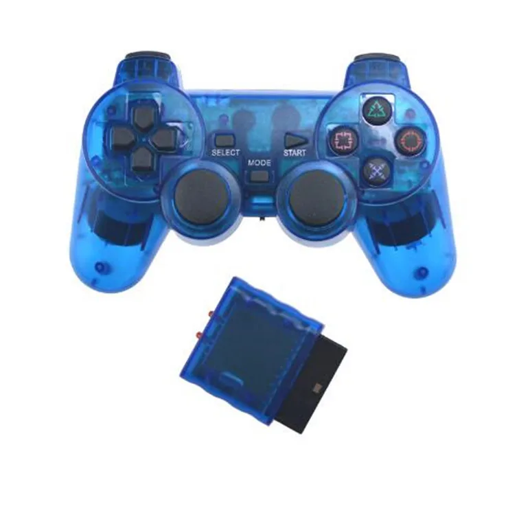 Беспроводной геймпад для sony PS2 PS контроллер для Playstation 1 2 Консоль джойстик полное колебание Shock Joypad Беспроводное управление