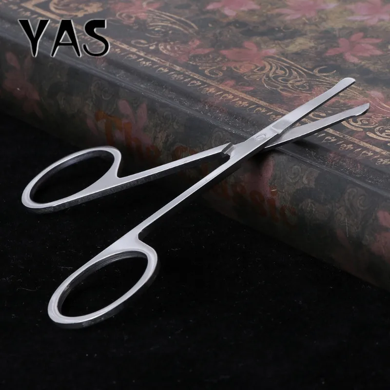 Модные ножницы для волос в носу из нержавеющей стали маленькие бровей разрезания