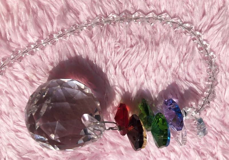 Люстра кристаллы призмы Радуга Octogon чакра Suncatcher набор из 10|set of|set 10suncatcher crystals |