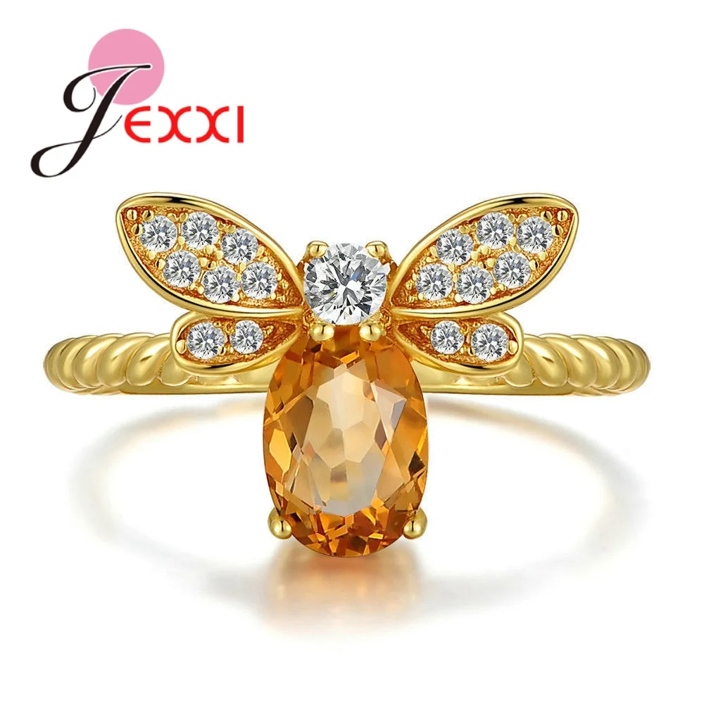 Прекрасный дизайн с изображением животных пчелы Модный комплект ювелирных