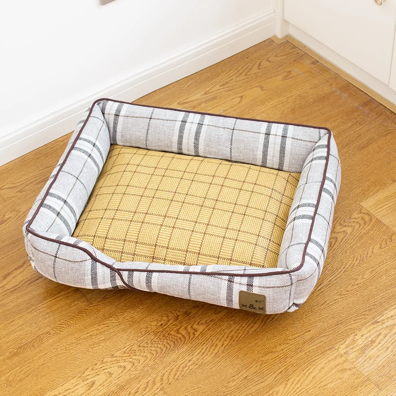 Охлаждающий коврик для летних питомцев термостойкая подстилка из ротанга собак