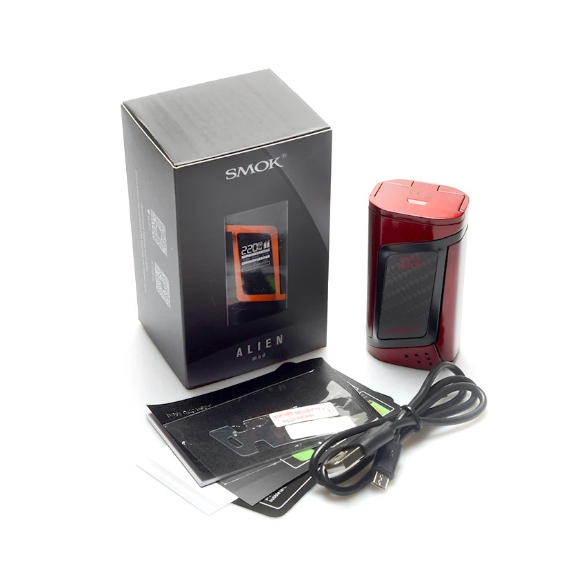 Распродажа! Оригинальный Smok чужой мод 220 Вт коробка комплект для электронной