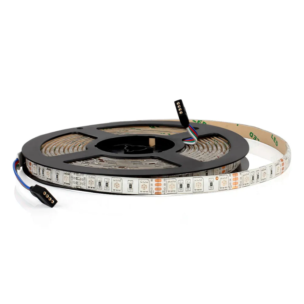 SuperNight SMD 5050 RGB светодиодный светильник s Kit 5 м 60 светодиодный s/M DC 12 В водонепроницаемый гибкий светильник для украшения дома