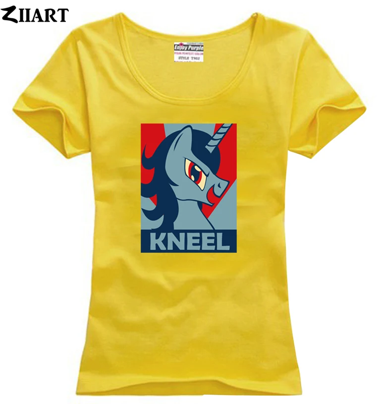 Loki kneel unicorn pony poster одежда для пар женский o образный вырез хлопковая футболка с