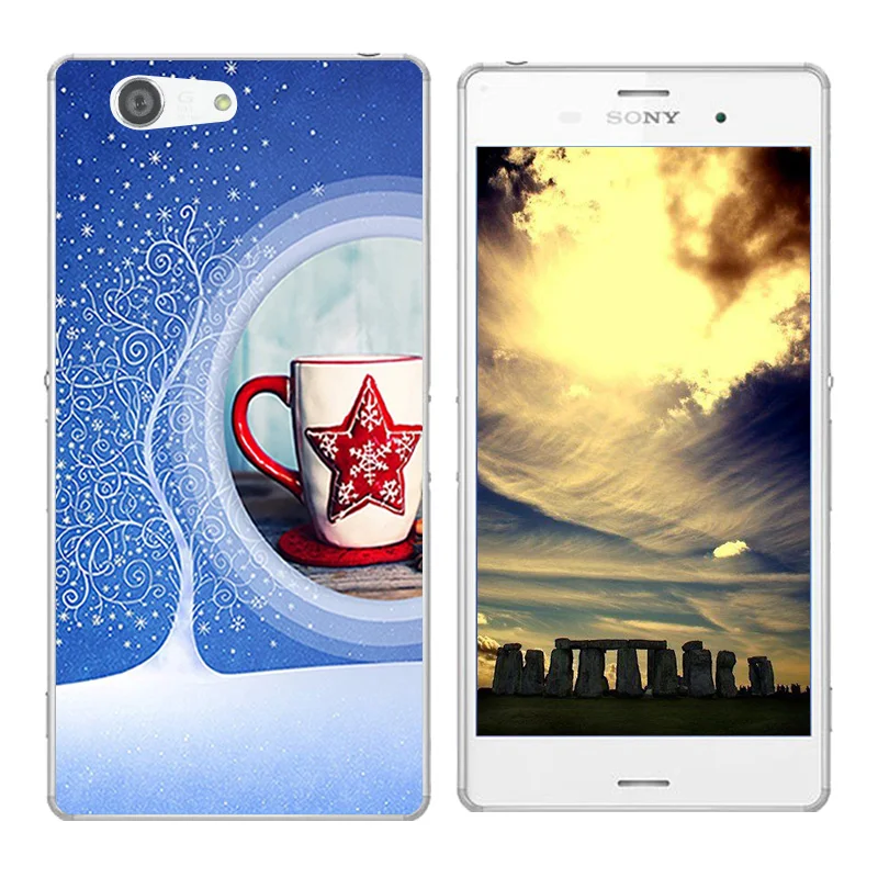 for Sony Xperia Z3 Compact Mini M55W D5803 D5833 Cover Silicone Merry Day Printing Z3Compact/Z3Mini Phone Cases |