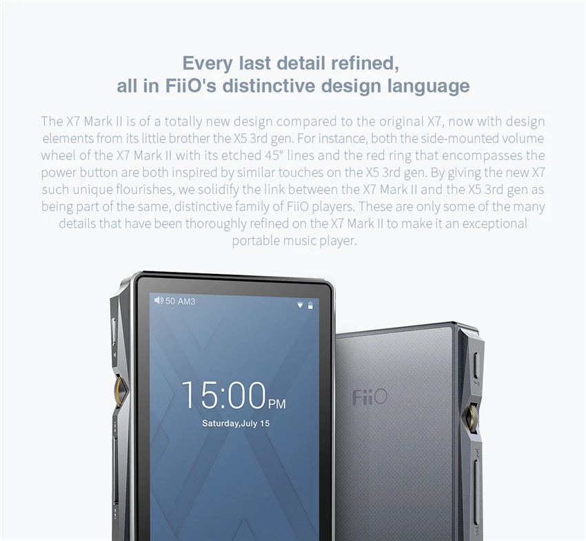 U-009 FiioX7 2nd MARK2 MK2 ES9028PRO без потерь музыка Android PDA плеер DXD DSD плеер 32 бит/384 кГц USB ЦАП