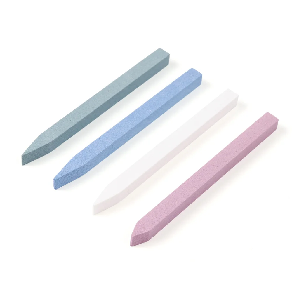 5pcs Professional Nail File Cuticle Remover Buffer Quartz Scrubs Stone Grinding Rod Gel Polish Manicure Tools JI1000|Пилки для ногтей