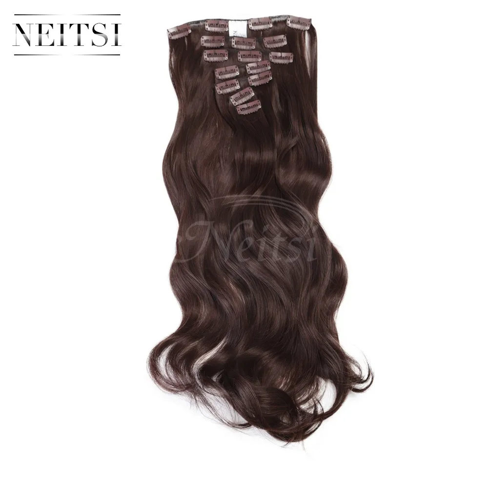 Neitsi 20 'ɷ шт./компл. вьющиеся волосы для наращивания на заколках M2-33 # | Красота и
