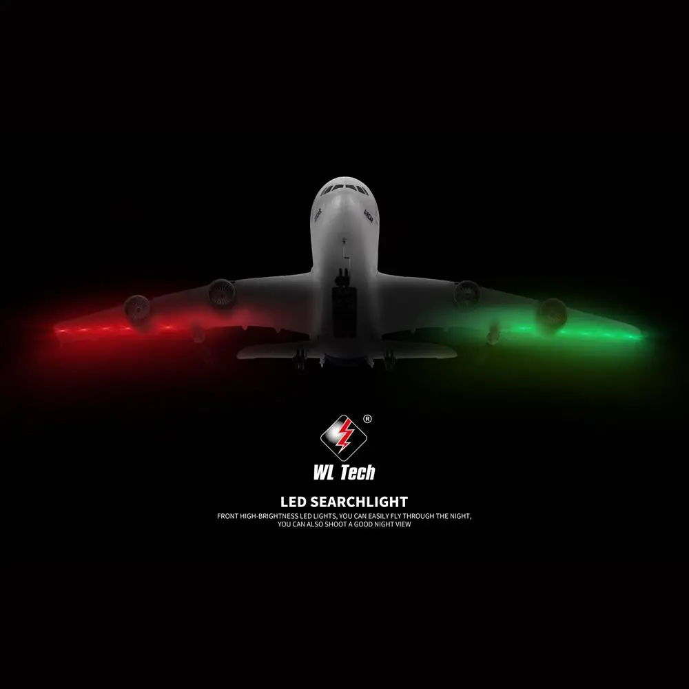 RC воздушный пассажирский самолет A380 самолет 2,4G 3CH моделирование EPP фиксированное крыло дистанционное управление самолет открытый RC самолет игрушки