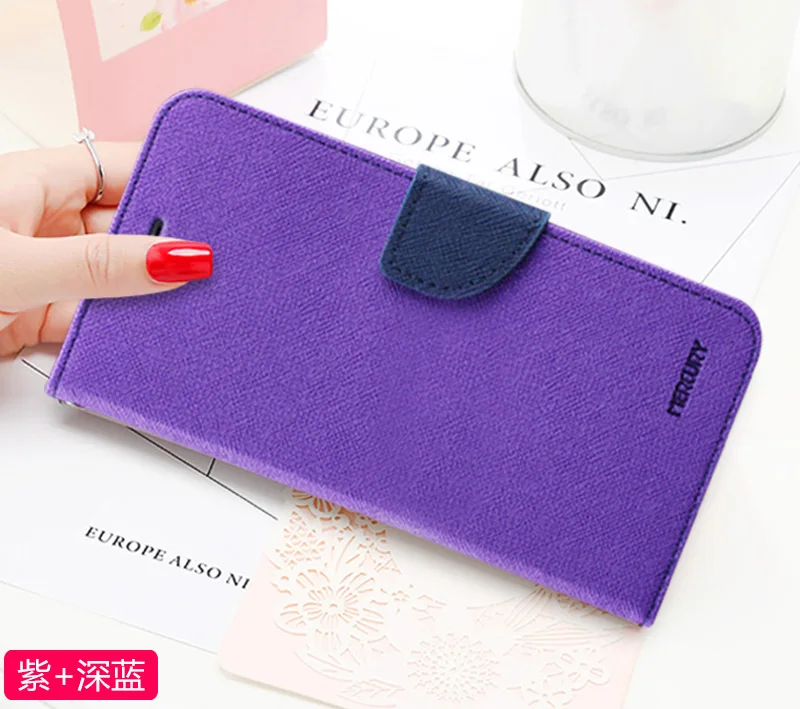 Purple Роскошная сумка для телефона для iPhone 11Pro X XS Max XR 7 8 6 6s Plus 5 SE чехол кожаный чехол с откидной крышкой и карманом для карт - Цвет: Purple