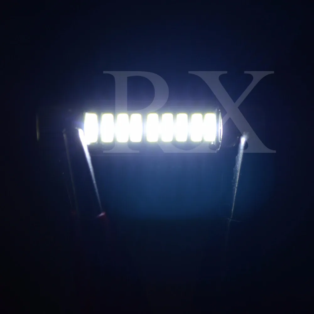 

10pcs/lot 28MM 31mm DC 12V C5W Pure White 9 SMD 4014 LED Festoon Interior Dome Light Lamp Bulb For Car