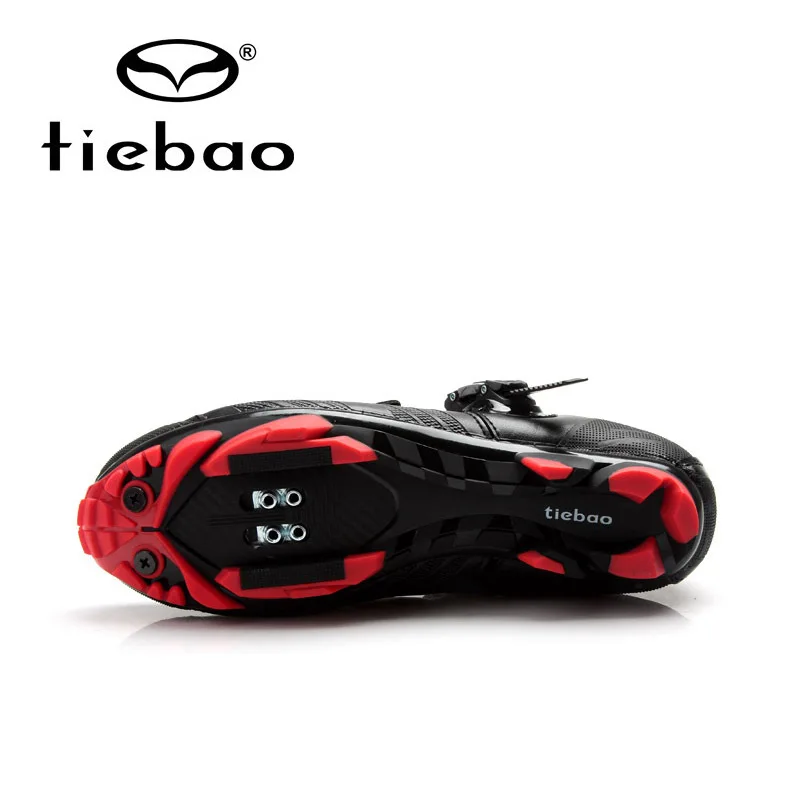 Tiebao профессиональная обувь для горного велосипеда с замком износостойкая