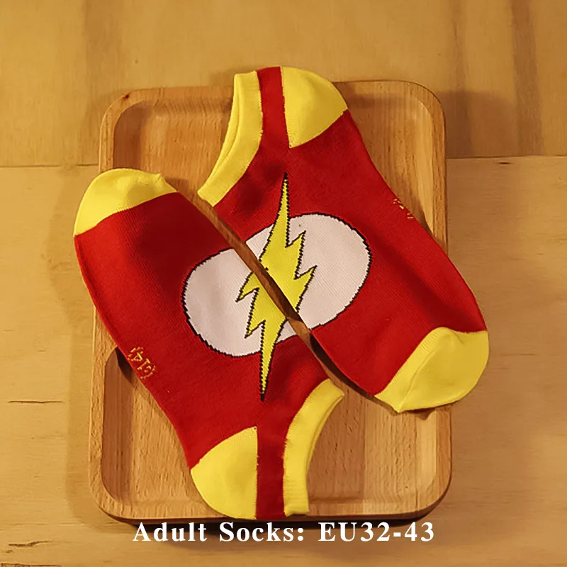 Adult Socks-11 22 стиля герой комиксов Marvel общие носки мультфильм Железный человек Спайдермен, Супермен, Бэтмен Капитан Америка ребенок мужчины подарки носки - Цвет: Adult Socks-11