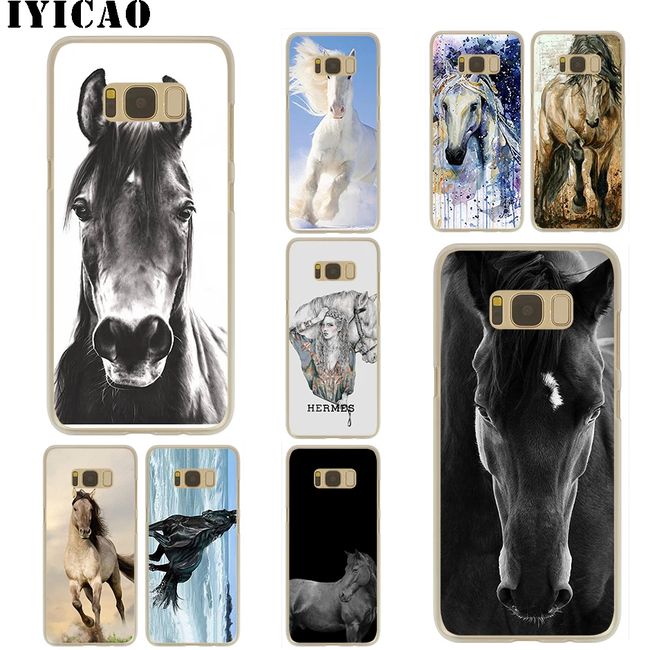 IYICAO Prime horse animal Твердый чехол для Samsung Galaxy S10e S10 S9 S8 Plus S6 S7 Edge Note 9 8 10