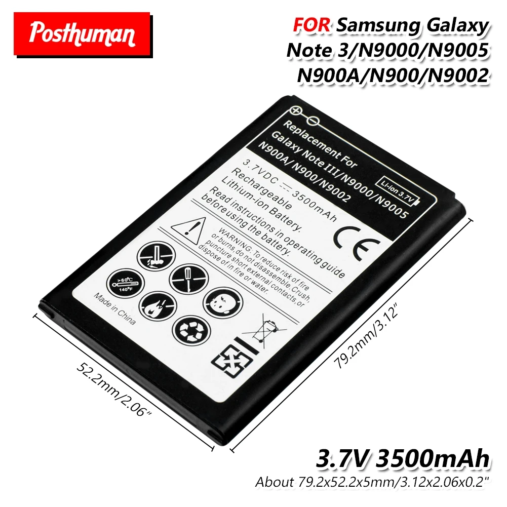 Литий ионный аккумулятор 3 7 в 3500 ма/ч для Samsung Galaxy Note батарея N9000 N9002 N9005 N9006 1 5 4 8