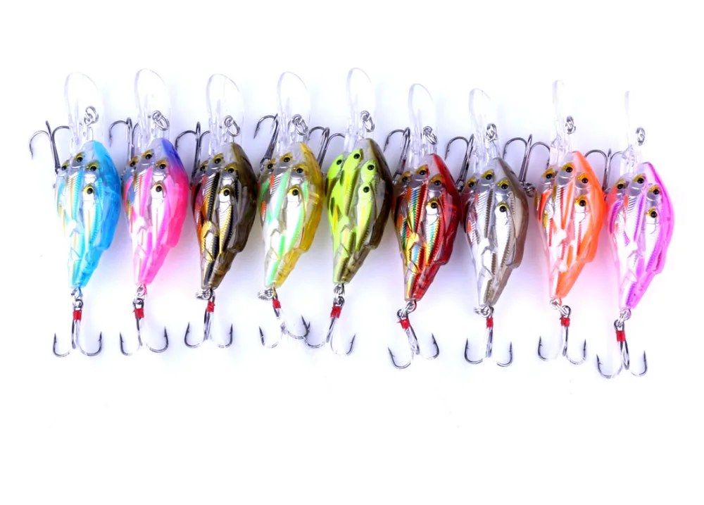 Фирменные 3D реалистичные искусственные глаза блесны 9 цветов 7 5 см г