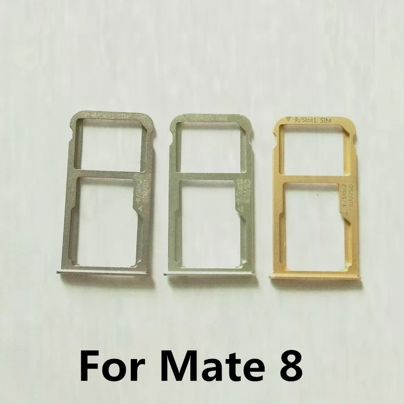 

1pcs Nano SIM Micro SD Card Tray Holder Slot Adapter Replacement Parts For Huawei Mate 8 Mate8