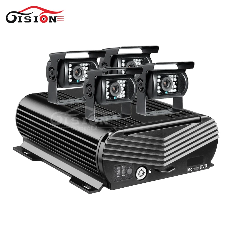 Gision 4 канала AHD 1080P Wifi GPS 4G HDD Автомобильный видеорегистратор Mdvr + 4x2 0 MP обратный