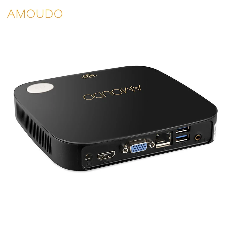 Amoudo intel core i5-4200U 8 ГБ ОЗУ+ 2000 Гб hdd система windows 10 wifi bluetooth гигабитная сеть i5 4k мини ПК настольный компьютер