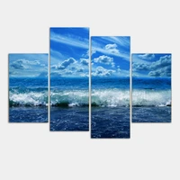 4 pieces paintings modular paintings sky clouds wall art picture modern home decoration gifts multi panel canvas wall art