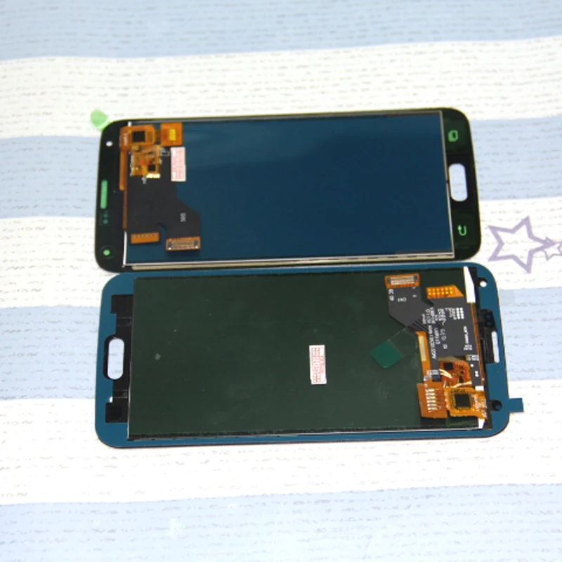 Для Samsung S5 LCD G900F Disaplay экран сенсорный дигитайзер сборка для Galaxy G900 LCD|Экраны