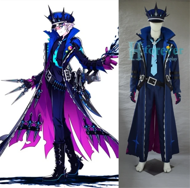 [Индивидуальные] 2018 игра ELSWORD Lu Ciel боевой униформа Косплей Костюм Любой размер