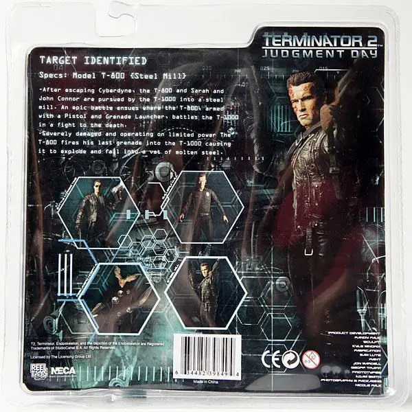 Экшн фигурка NIB NECA Terminator 2 S3 Series 3 T 800 Steel Mill 7|Игровые фигурки и трансформеры| |