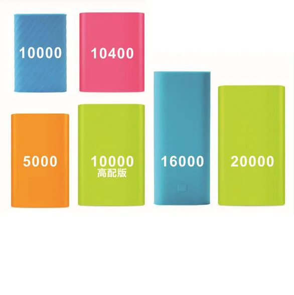 Для спортивной камеры Xiao mi Мощность банк чехол для 5000 10000 20000 мАч mi Мощность банк силиконовый чехол резиновое покрытие для Портативный Комплекты внешних аккумуляторов