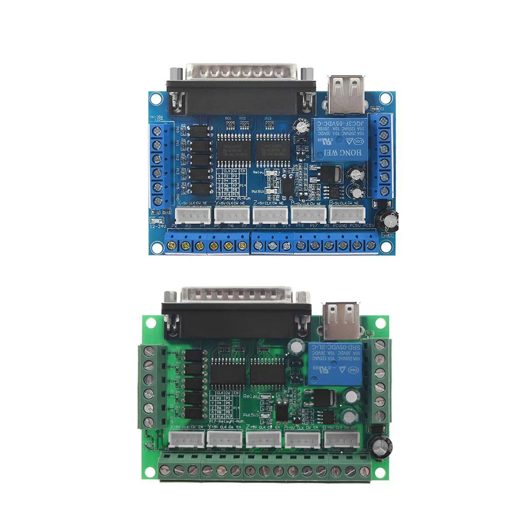 1 шт. MACH3 гравировальный станок 5 оси ЧПУ секционная плата с оптическим муфтой для шагового двигателя контроллер привода, с USB кабелем