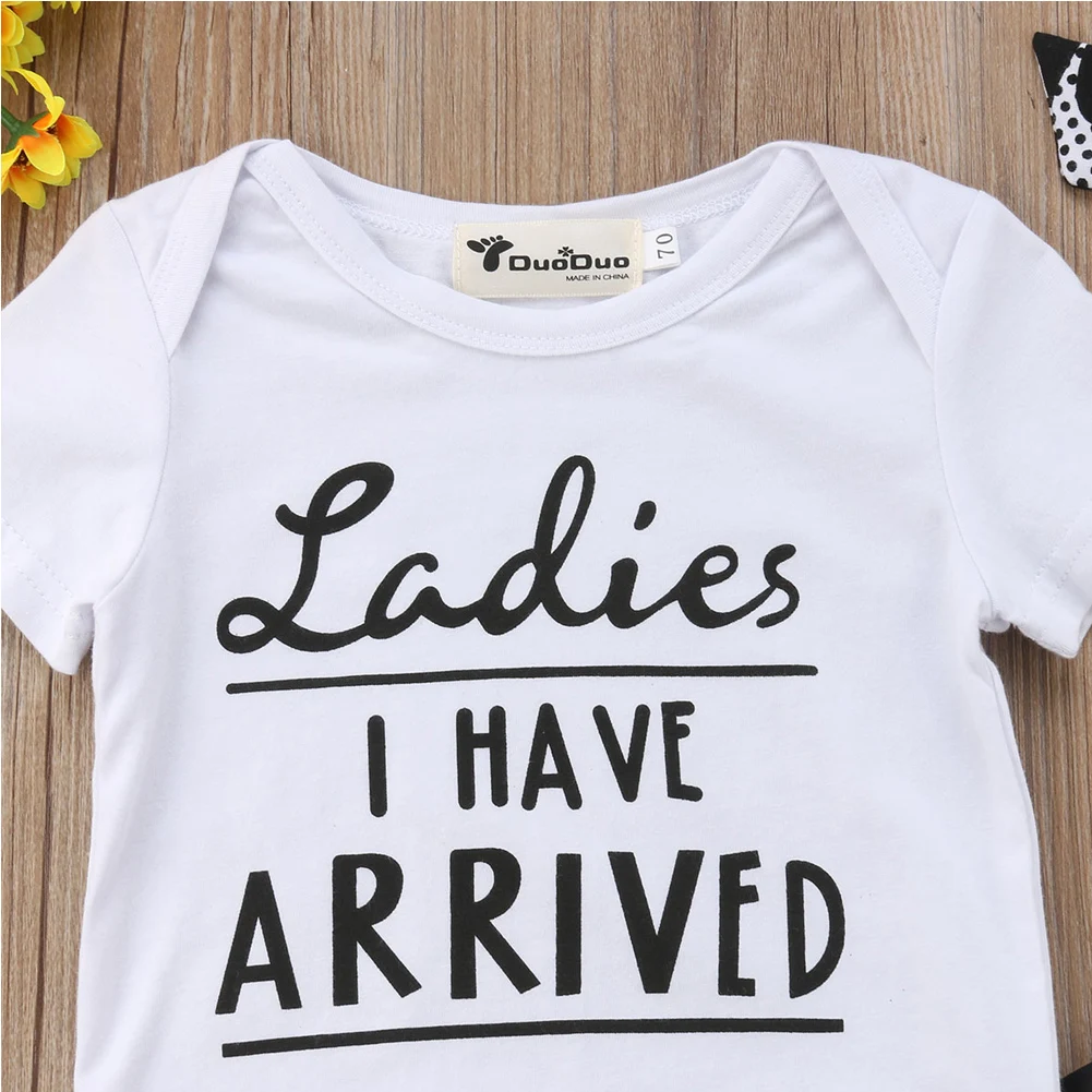 Комплект из 3 предметов хлопковый боди с короткими рукавами и надписью для