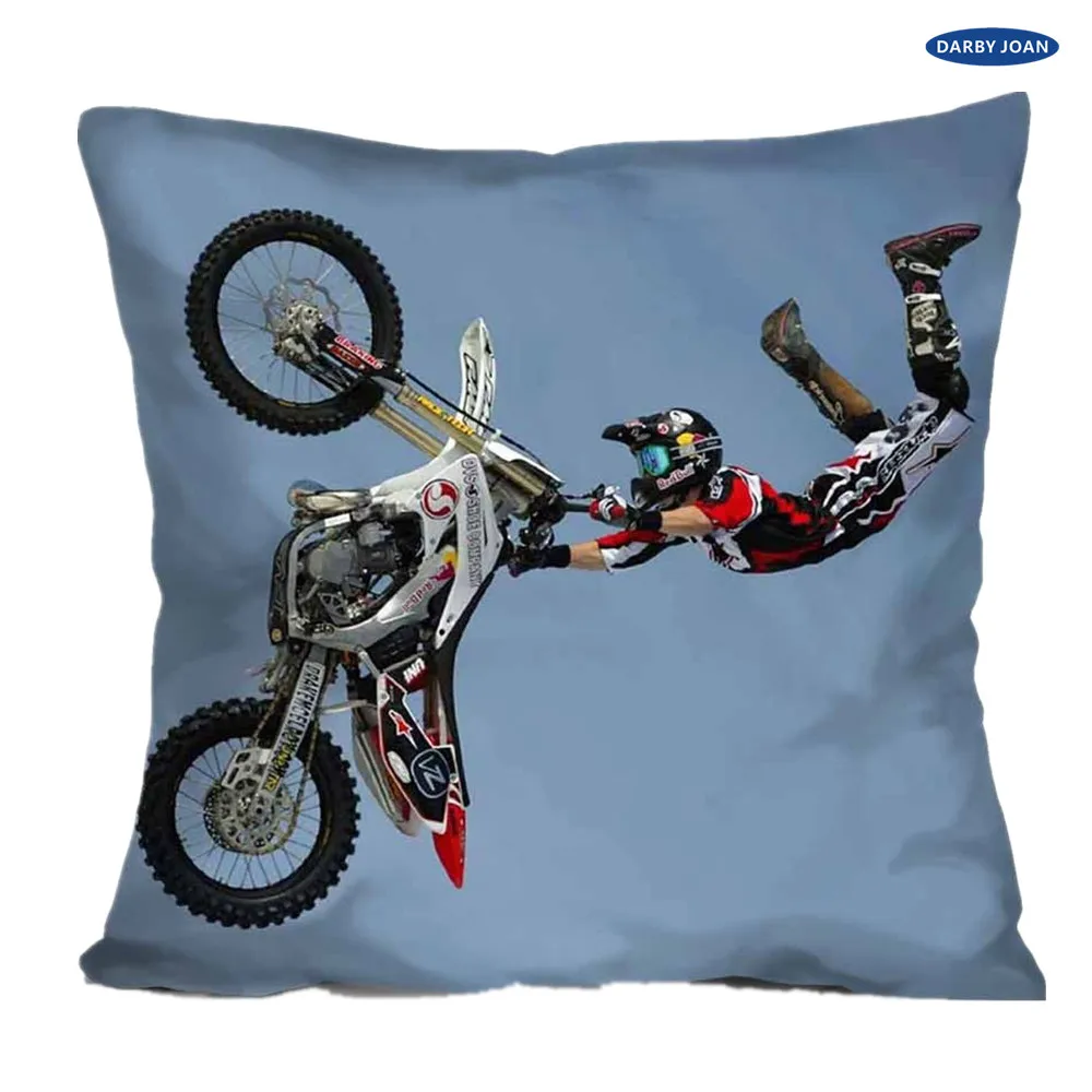 Подушки Фристайл DIRT BIKE Мотокросс пледы Чехол Подушка 14X1" 16X16" 18X1" 20X20" 24X24"