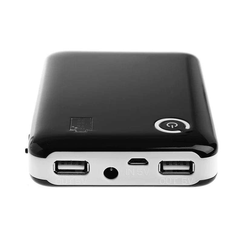 Регулируемый Чехол с двумя USB портами для зарядки аккумуляторов 5 в 9 12 В 18650|Аксессуары батарей и ЗУ| |