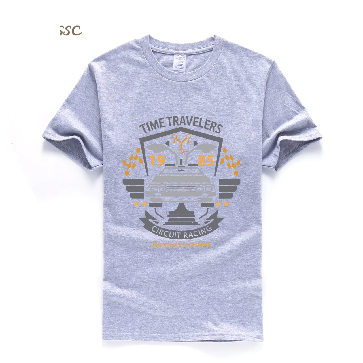 Printing Back To The Future Cars Cute T Shirts Adult Crew Neck Short Sleeve Tee Low Price Youth Extreme Funny T-shirt | Мужская одежда