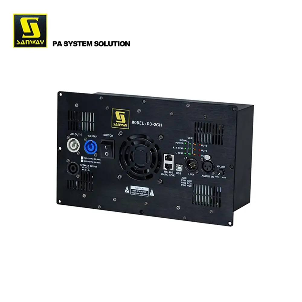 D3-2CH 2X1800W 2 канала класса D Модуль усилителя с DSP | Электроника