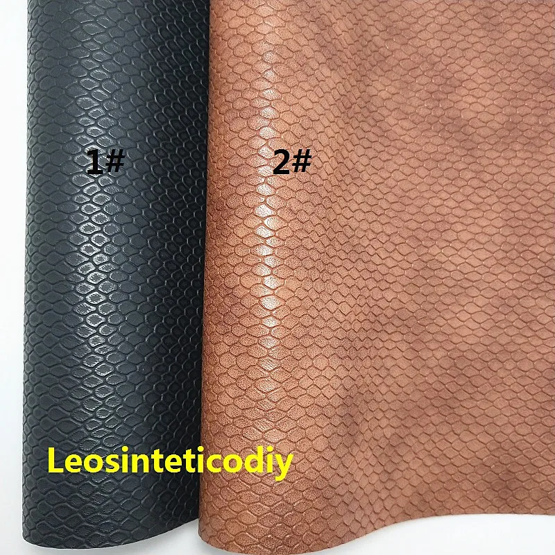 1PC 21X29CM Synthetic Letaher Cuero Sintetico Faux Leather Embossed Snake For Making Bows Accessories T16A | Дом и сад