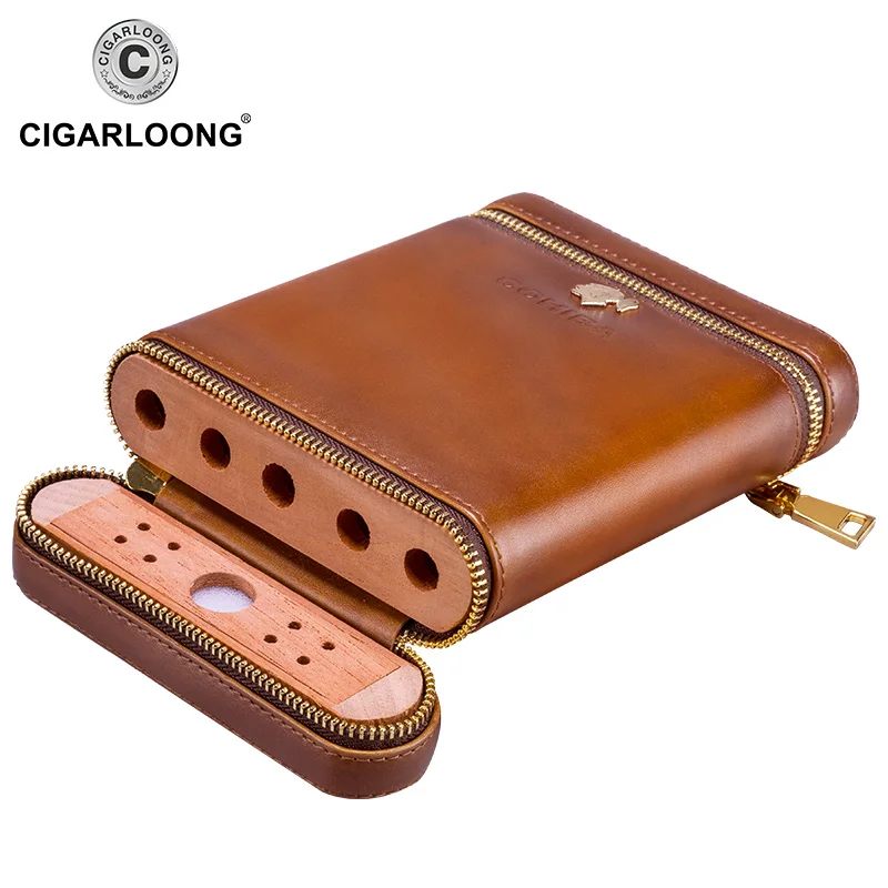 COHIBA роскошный держатель портсигар для путешествий портативный кедровый