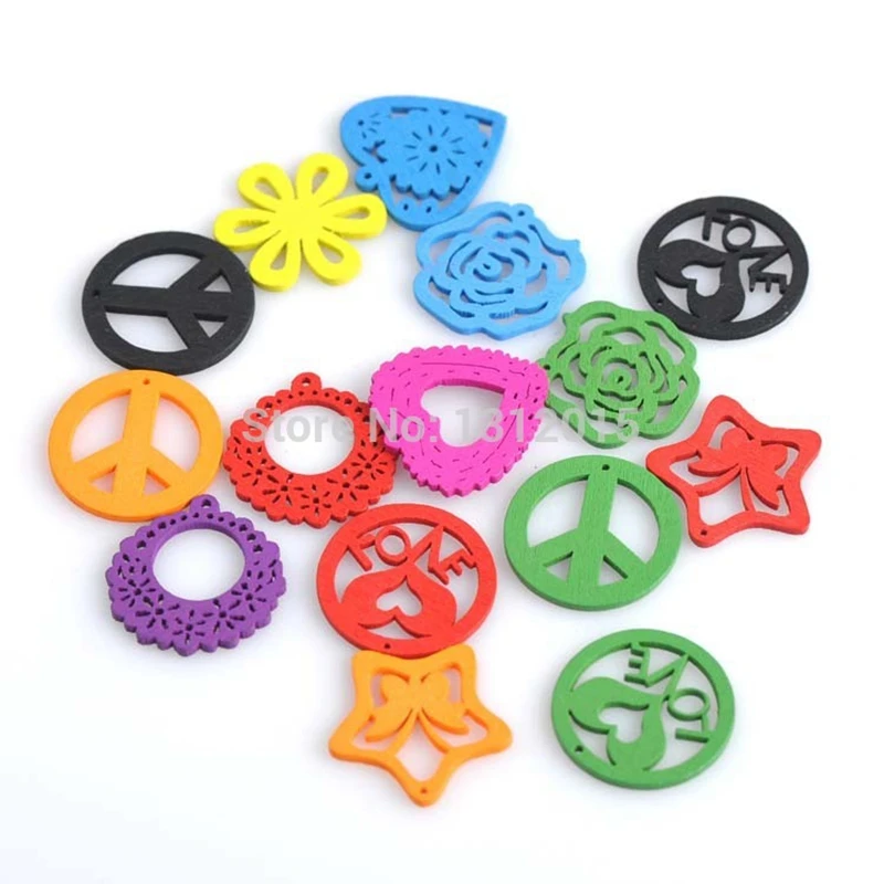 100 шт. 25 мм цветочный/сердечный рисунок|flower pattern|flower flowerflowers 100pcs |