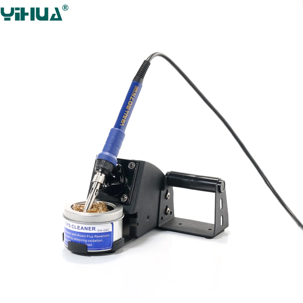 YIHUA 907N 75 Вт Hakko нагреватель паяльник синяя ручка ремонтные инструменты импортные Высокопроизводительные нагреватели ручка с использованием силиконового материала