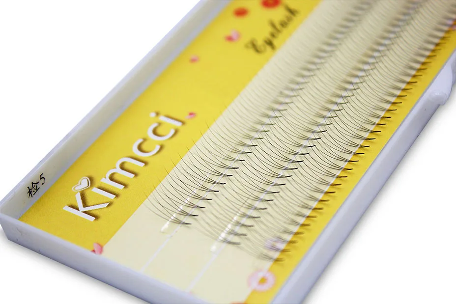 Kimcci 2D/3D/4D/5D/6D профессиональные индивидуальные Кластерные ресницы наращивание натуральный мягкий черный наращивание накладных ресниц макияж реснички