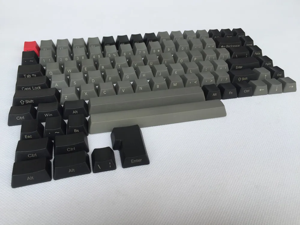 Крутая джазовая Толстая pbt 84 боковая печатная клавиша с высокой износостойкостью для OEM профиля Cherry MX переключатели проводная USB механическая клавиатура