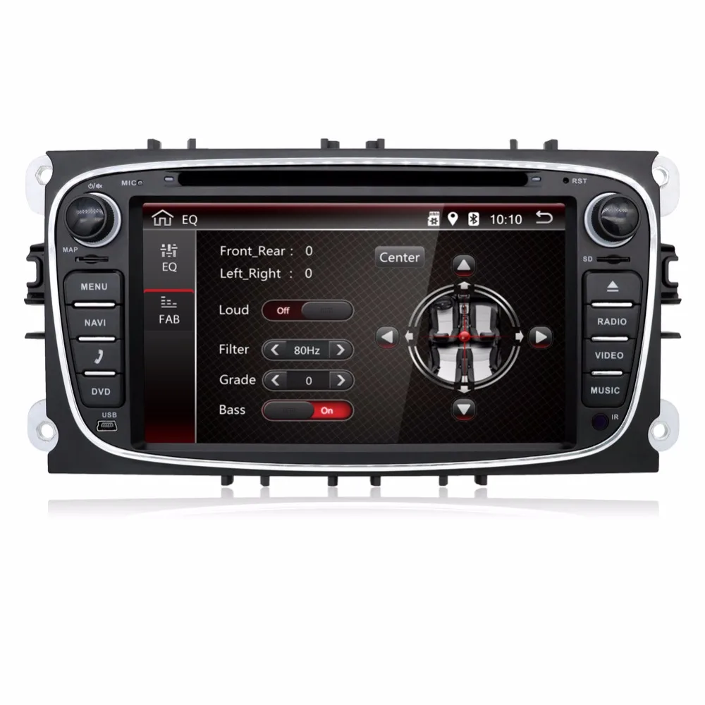 KLYDE 2 Din " Android 8,1 8 ядерный для FORD FOCUS MONDEO S-MAX подключения 2008-2011 Android 7,1 четырехъядерный автомобильный радиоприемник