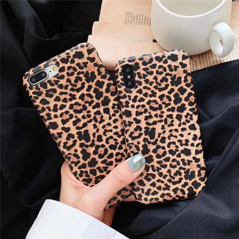 Stylish Leopard print Phone Case For iphone XS Max XR X 8 7 6S 6 plus Back Cover Luxury Cases |